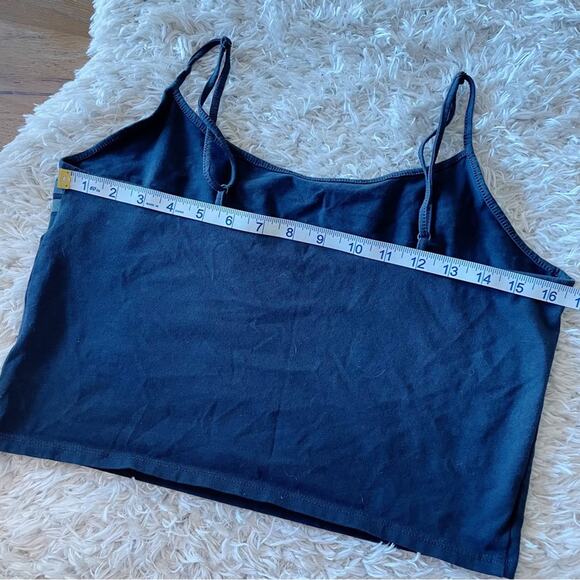 American Eagle spaghetti strap crop camisole tank top juniors size large L - Picture 4 of 5